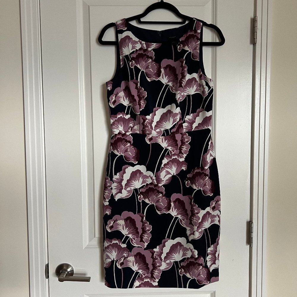 NWOT Ann Taylor Factory Pink Purple Floral Dress